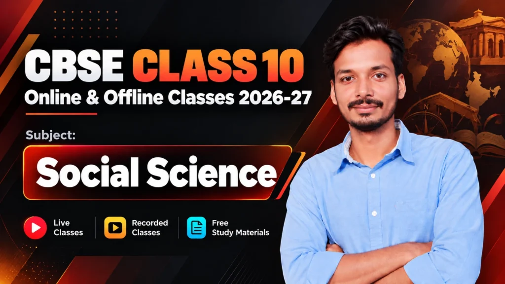 CBSE Class 10 Online Classes 2026-27 | Social Science